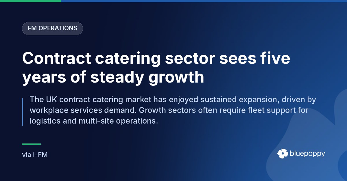 Bluepoppy on the Fleet Behind Contract Catering's Growth