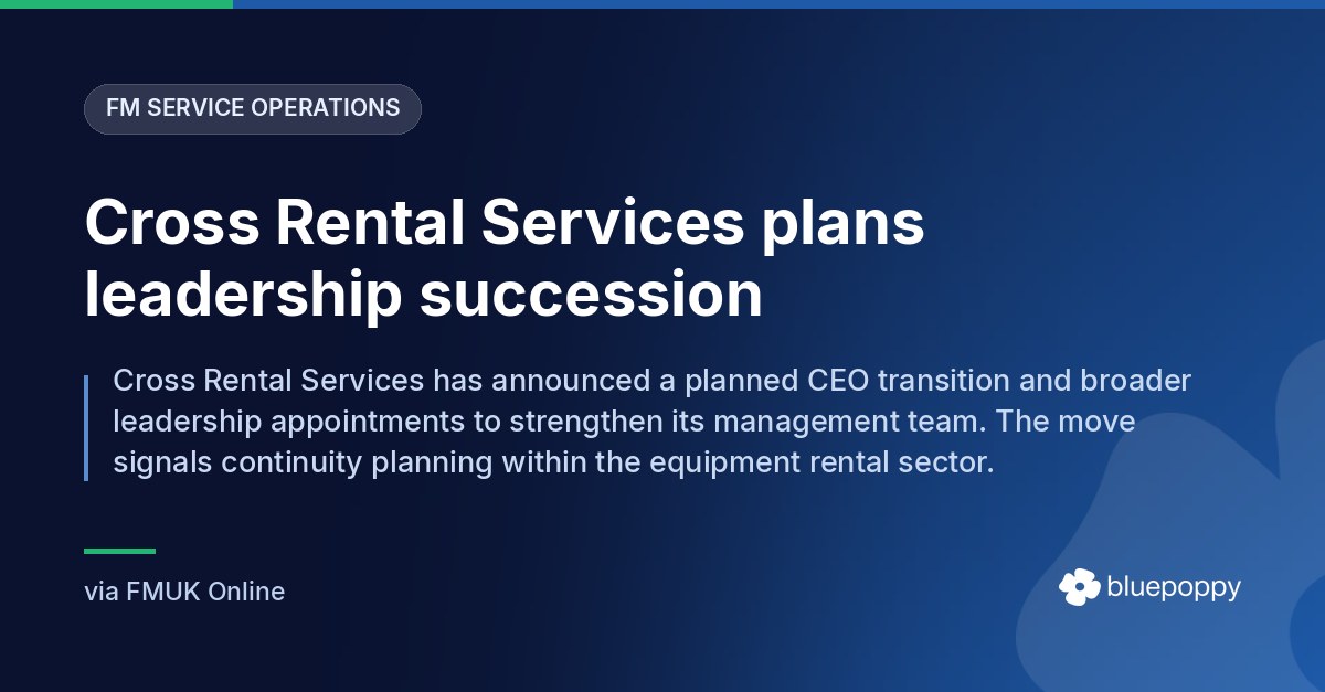 Bluepoppy on a Sector Learning to Plan Its Succession
