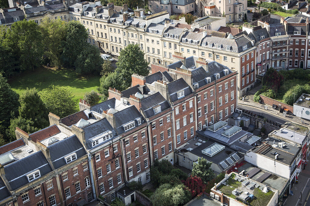 The Georgian terrace of Berkeley Square, Clifton